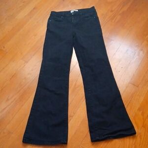 RSQ WOMEN'S 24 BLACK FLARED JEANS